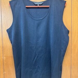 Ming Wang Black Knit Top